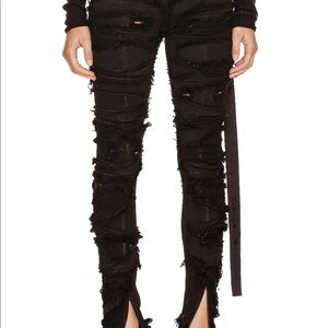 Rick Owens Drkshdw Front Slit Pants
